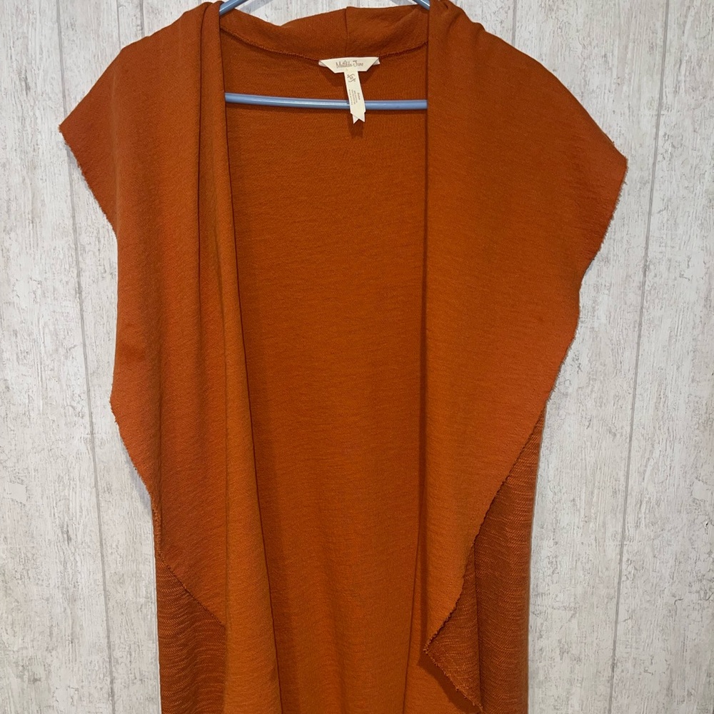 Womens Burnt Orange Matilda Jane cardigan sz medium